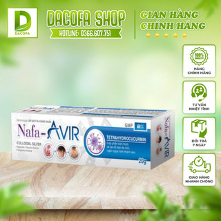 Kem bôi da su bạc sản phẩm giúp phục hồi và hỗ trợ các vấn đề trên da hiệu quả nafa avir NFC PHARMA