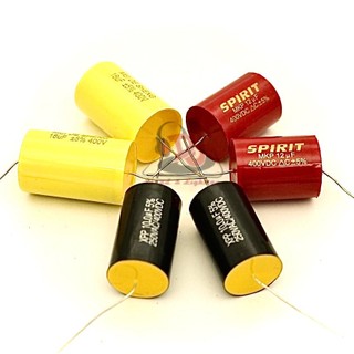 Tụ loa mkp đỏ 18uf, 15uf, 10uf 8.2uf, 400v, tụ loa, tụ phân tần loa, tụ cản loa bass, trung, treble tụ không phân cực