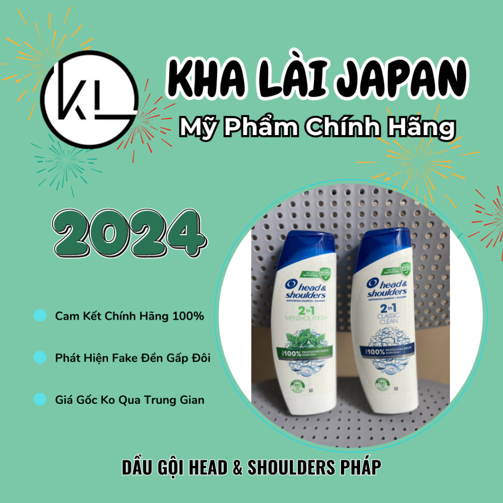 Dầu gội Head and Shoulders của Pháp 360ml