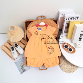 [5-15kg] Bộ quần đùi hiệu Bảo Ngọc cho bé gái- Chất vải Tole/Lanh CTY Việt Thắng