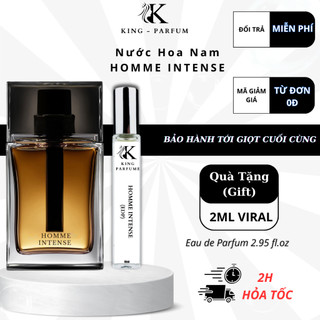 Nước Hoa Nam EMI KING PARFUM Homme Intense EDP hương cỏ, gỗ, xạ hương chững chạc, ấm áp