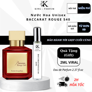 Nước Hoa Unisex EMI KING PARFUM MFK Baccarat Rouge 540 EDP Hương hoa cỏ Phương Đông
