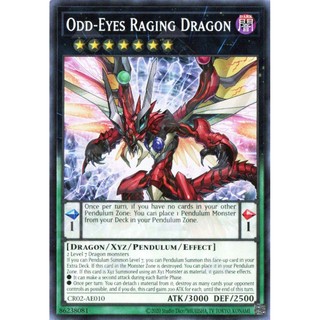 [ Dưa Hấu Yugioh ] Lá bài thẻ bài Odd Eyes Raging Dragon – super Rare - Tặng bọc bài nhựa bảo quản