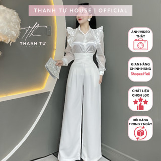 Quần Ống Rộng Thiết Kế Đai Lưng Cao Xếp Ly Nhỏ Phù Hợp Cho Nữ Công Sở Q104 - Thanh Tự