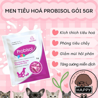 HOẢ TỐC | Men tiêu hoá Probisol 5g cho thú cưng / Men Vemedim phòng tiêu chảy chó mèo 5gr- Tạp Hoá Thú Cưng Happy