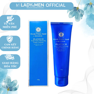 Sữa rửa mặt Tenamyd Fresh White Sand Platinum 120g ngừa mụn cho da dầu mụn - Hàng chính hãng - Lady & Men Viet Nam