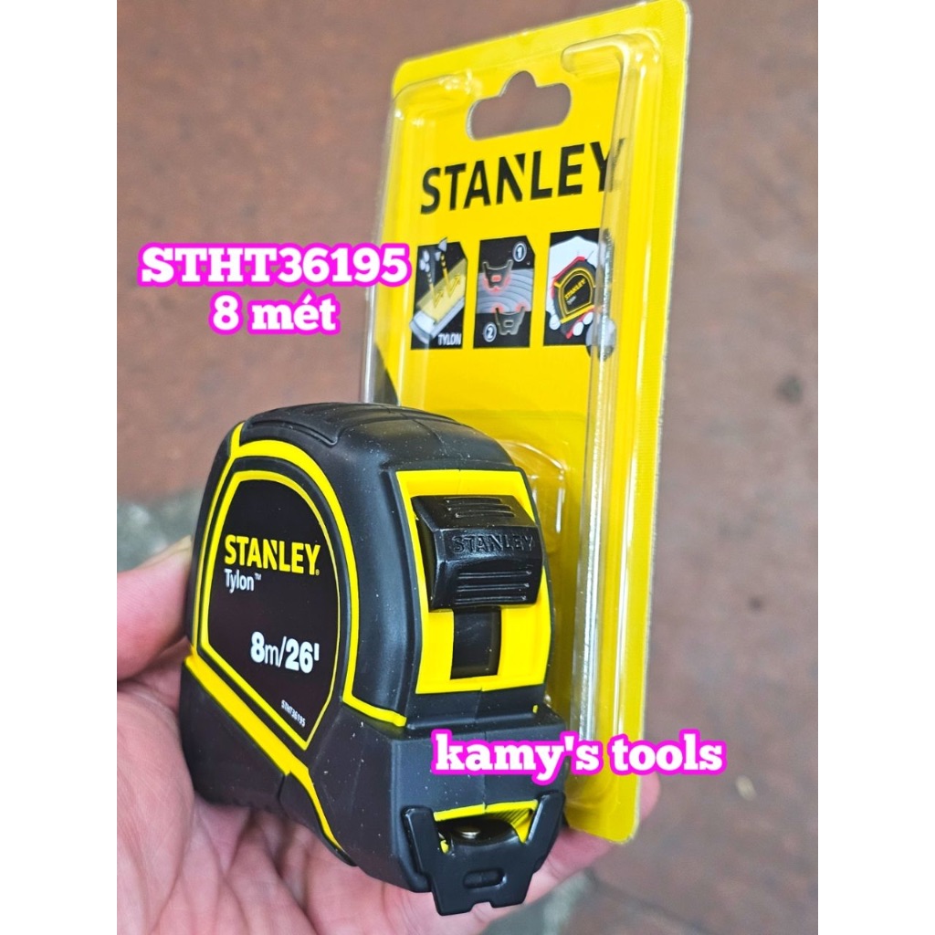 Thước Cuộn 8m Stanley Bản 25mm Tylon Stht36195