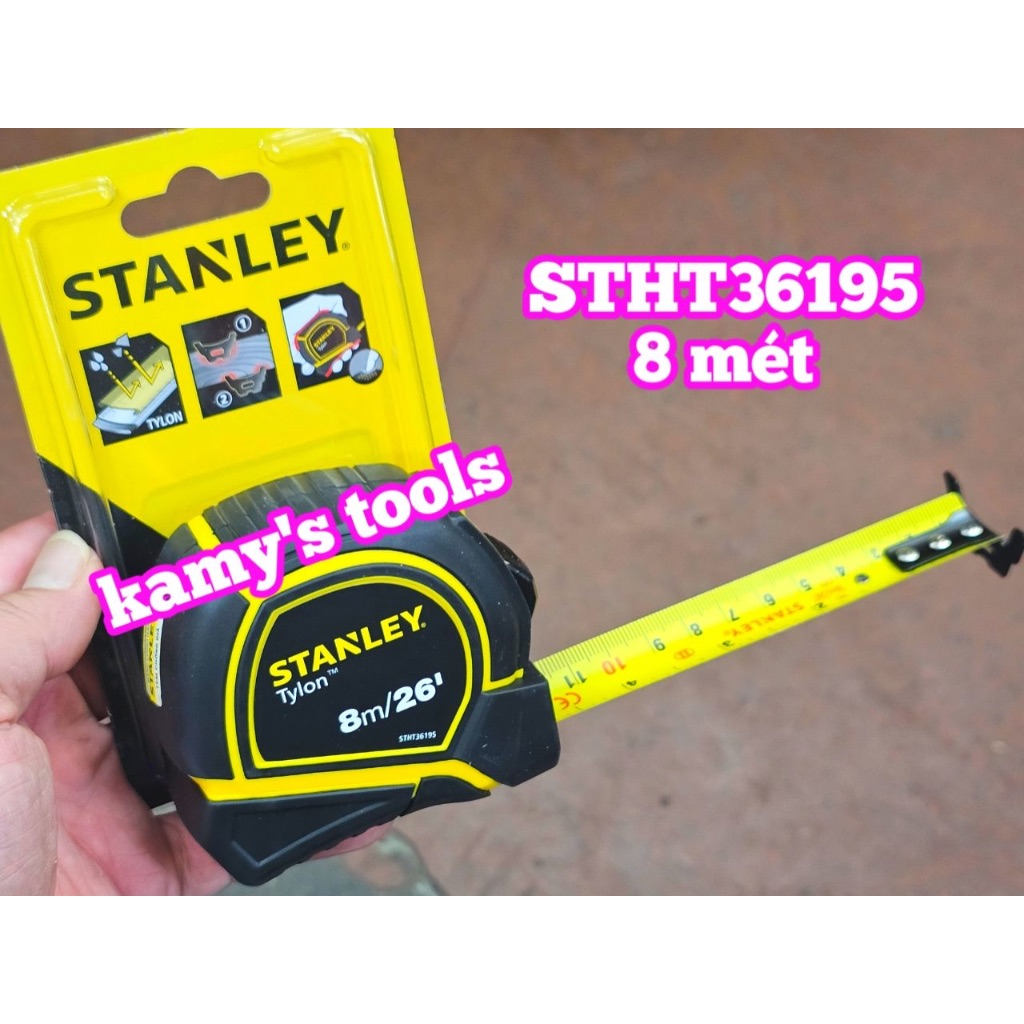 Thước Cuộn 8m Stanley Bản 25mm Tylon Stht36195