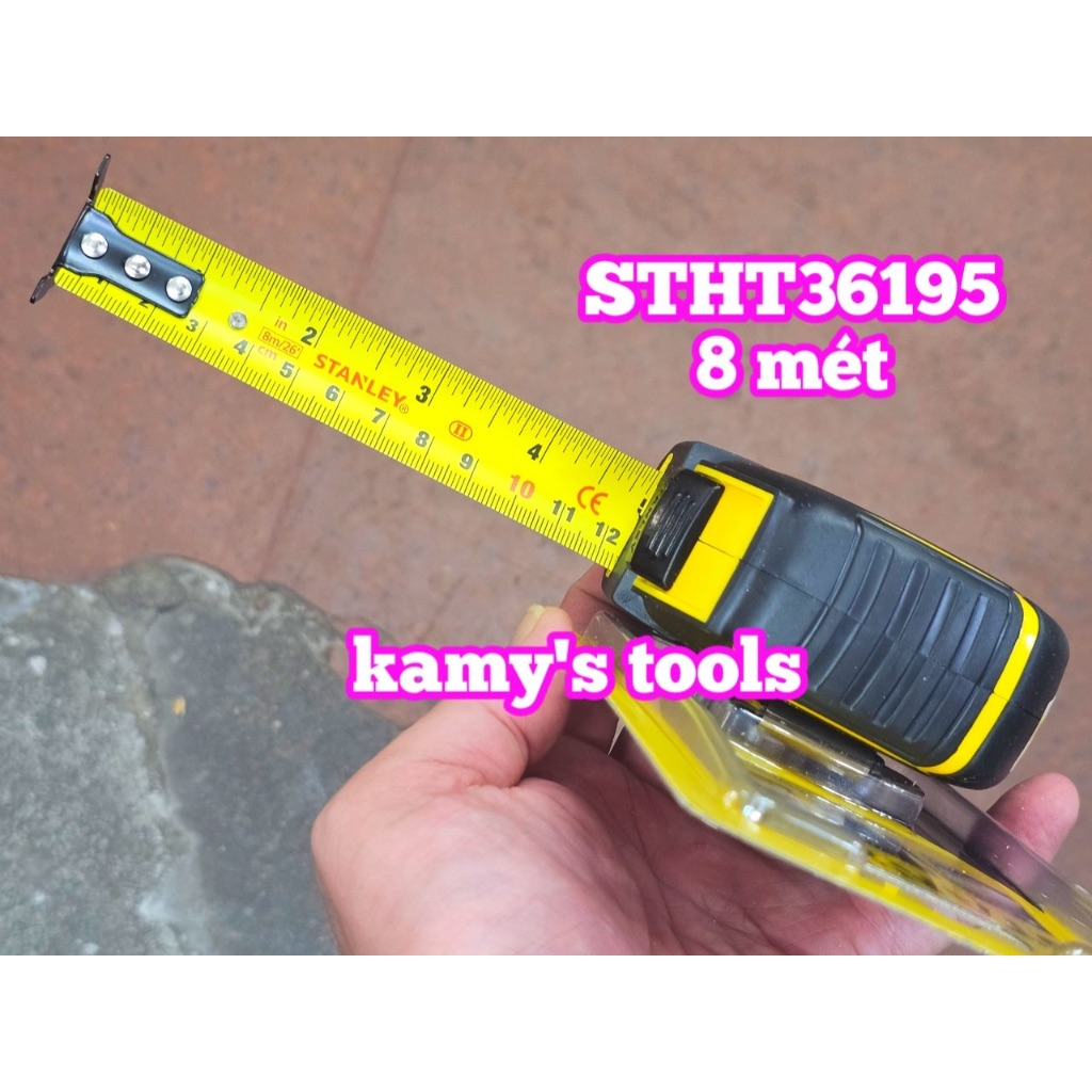 Thước Cuộn 8m Stanley Bản 25mm Tylon Stht36195