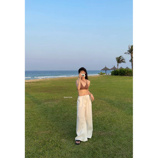 𝐁𝐋𝐀𝐍𝐂 𝐏𝐀𝐍𝐓𝐒 | 𝐦𝐢𝐫.𝐛𝐲𝐡𝐢 |Quần linen tưng lưng thun