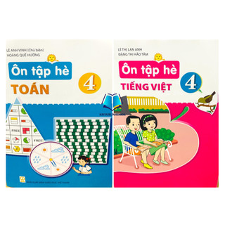 Sách - combo ôn tập hè toán + tiếng việt 4