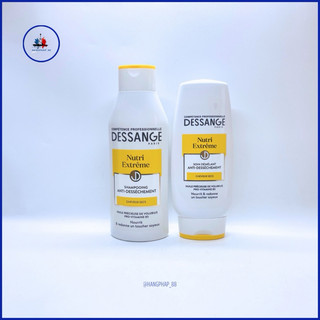 Dầu gội + Dầu Xả Dessange cho tóc khô, xơ xác, cần phục hồi dinh dưỡng Pháp