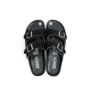 DM01 - Dép Đế Trấu Quai Ngang Da Lộn May Viền Lót Chống Nước Nam Nữ Unisex BIOLINE