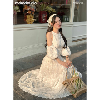 đầm ren thiết kế (sẵn size s) video shop tự quay