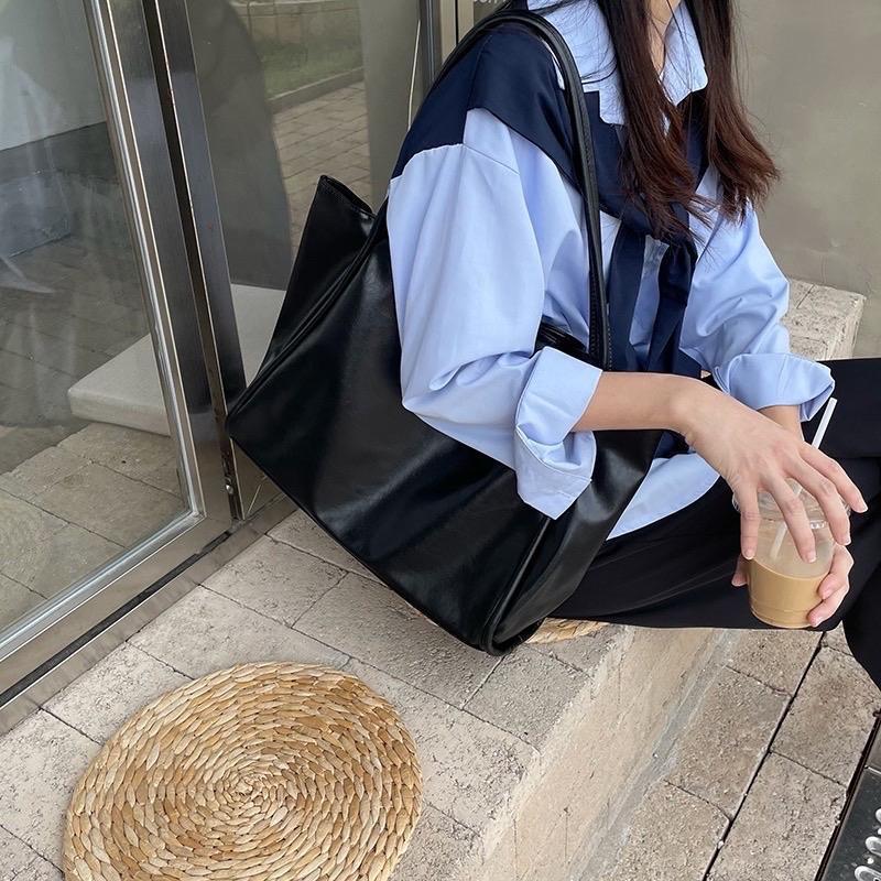 Túi Xách Nữ Tote Công Sở Hai Dây Da Trơn Mềm Để Cừa A4  Đi Chơi Đi Du Lịch Cunstore CUN099 | BigBuy360 - bigbuy360.vn