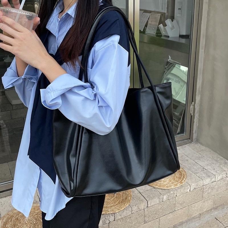 Túi Xách Nữ Tote Công Sở Hai Dây Da Trơn Mềm Để Cừa A4  Đi Chơi Đi Du Lịch Cunstore CUN099 | BigBuy360 - bigbuy360.vn
