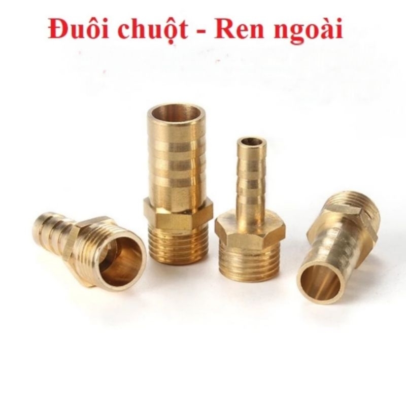 BÉC ĐUÔI CHUỘT ĐỒNG THAU RĂNG 21mm