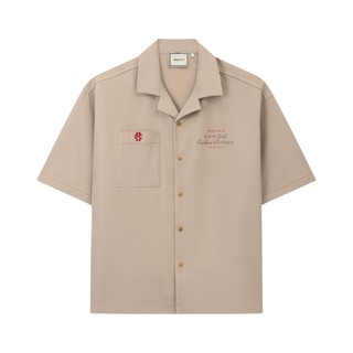 Áo sơ mi chính hãng mikenco old but gold khaki shirt