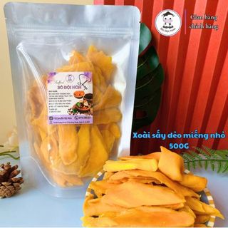 500gr xoài sấy dẻo miếng nhỏ zip | bò đội nón shop