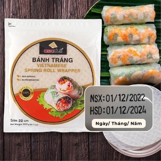 Bánh Tráng Cuốn 22cm Asiadeli gói 300g Hàng Xuất Khẩu