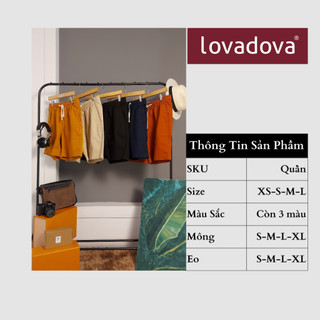 Quần short kaki nhiều màu - Lovadova T02C002