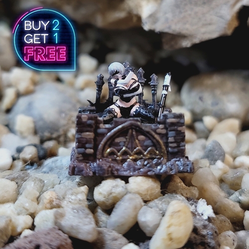 nier keycaps, nút bàn phím nier, nút bàn phím cơ hoạt hình, trang trí pc, decor bàn làm việc