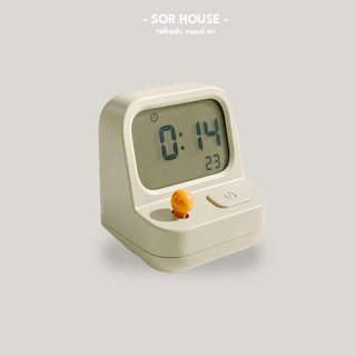 Đồng Hồ điện tử cầm tay Pomodoro Gameboy Alarm Clock phong cách Retro - Quà tặng trẻ nhỏ
