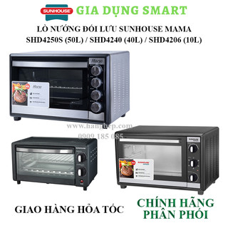 Lò nướng đối lưu Sunhouse 40 lít, 50 lít SHD4520S, SHD4240 - Hàng chính hãng bảo hành toàn quốc