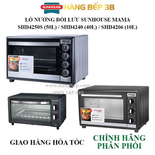 Lò nướng đối lưu Sunhouse 40 lít, 50 lít SHD4520S, SHD4240 - Hàng chính hãng bảo hành toàn quốc