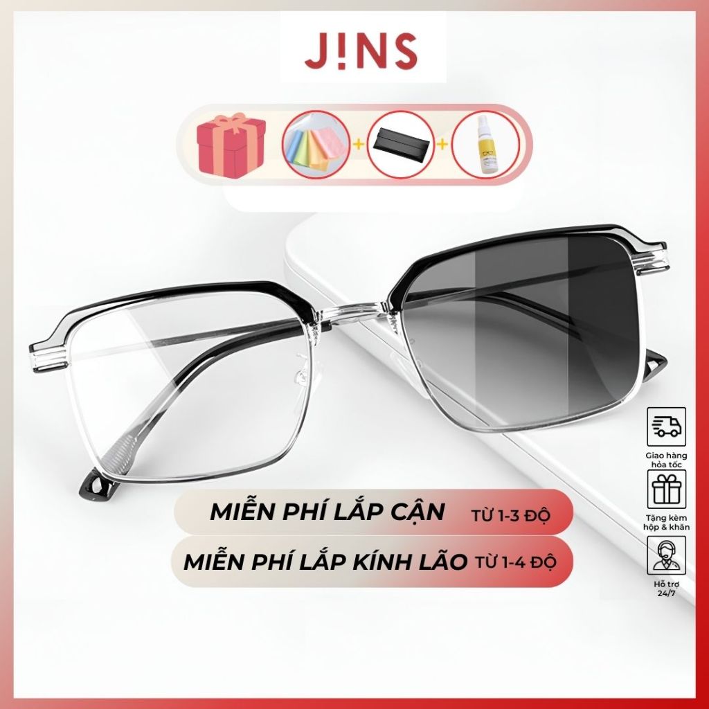 gọng kính nam vuông giả cận tròng đổi màu cao cấp thiết kế bền bỉ chống ánh sáng xanh uv phong cách cá tính y10