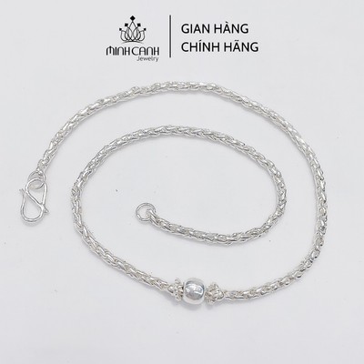 Dây Chuyền Bạc Trẻ Em 1 Bi - Minh Canh Jewelry