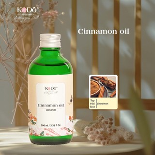Tinh Dầu Thiên Nhiên KODO Cinnamon Hương Quế Giúp Thư Giãn, Giảm Ho, Cảm Lạnh - Functional - 10/50/100ml