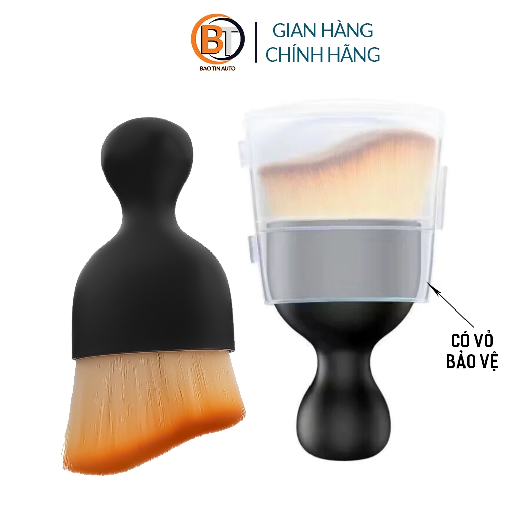 Chổi quét bụi vệ sinh nội thất xe oto làm sạch khe hở điều hòa xe hơi lông mềm mịn, chải cọ mini lau sạch ôtô, máy tính