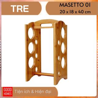 Kệ để rượu vang gỗ tre tự nhiên
