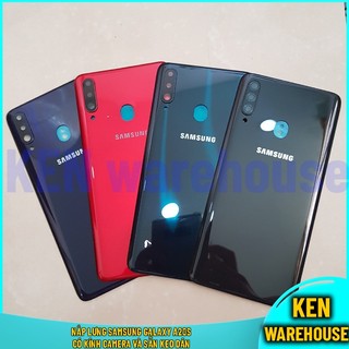 Ss a20s nắp lưng samsung galaxy a20s có kính camera và sẵn keo dán - ken warehouse