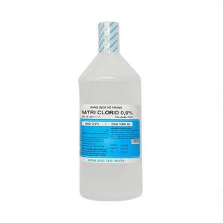 Nước muối sinh lý Natri clorid 1000ml 3/2