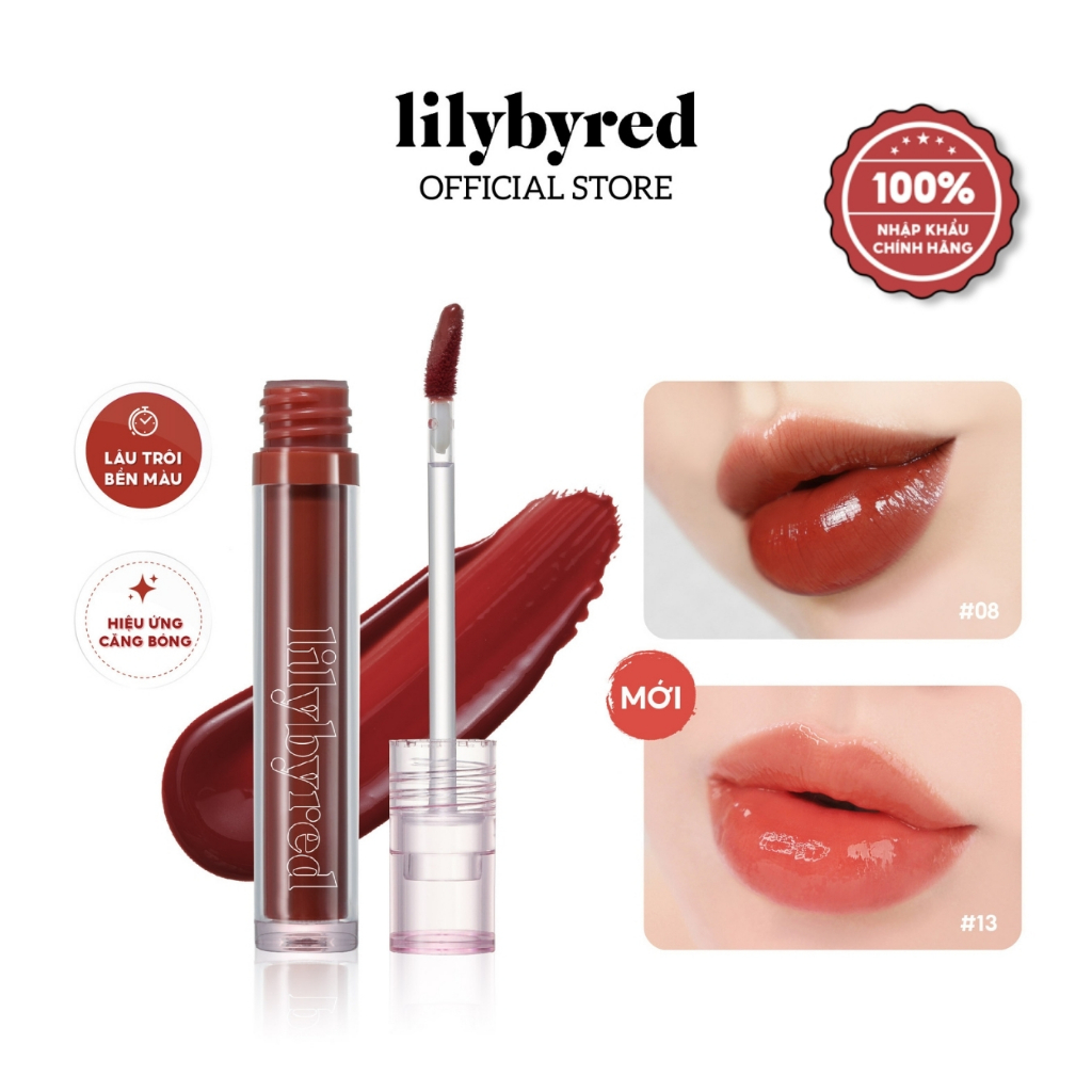 [OUTLET] Son Tint Dạng Lỏng Lâu Trôi LILYBYRED Glassy Layer Fixing Tint 3.8g