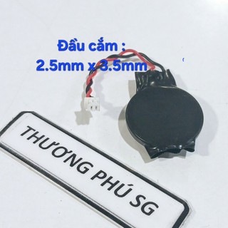 Pin Cmos 2032, CR2032 - 3V (Loại 2 dây 2 lổ / Kích thước đầu cắm (D x R): 2.5mm x 3.5mm)