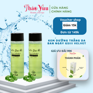 Toner Ngải Cứu Tía Tô Perilla Rose Dr Cell Cân Bằng PH Làm Sạch Sâu Chống Viêm Tiêu Sưng 120ml