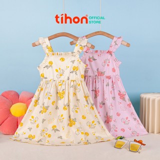 Váy 2 dây mùa hè bé gái TIHON chất liệu cao cấp thoáng mát thiết kế siêu xinh cho trẻ VT0750346
