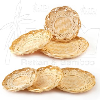 Đĩa Tre cánh sen - Đĩa đựng trang trí món ăn, phụ kiện chụp hình sản phẩm.