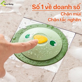 Nắp đậy thoát nước cao cấp PIKUP, nắp đậy lọc rác rữa chén bát, bịt nắp cống ngăn chặn khử mùi hôi