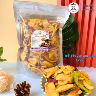 1KG Trái Cây Sấy Thập Cẩm Hàng Vụn_ Bò Đội Nón Shop