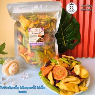 1Kg Trái Cây Sấy Thập Cẩm Hàng Nguyên_ Bò Đội Nón Shop