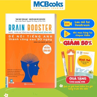 Sách - Brain Booster - Nghe Phản Xạ Tiếng Anh Nhờ Công Nghệ Sóng Não - Dành Cho Người Mất Gốc