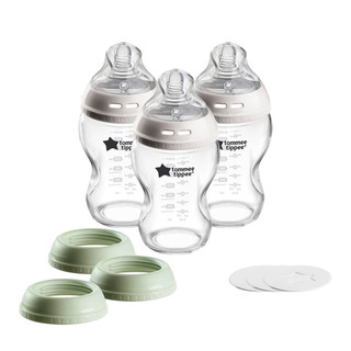  Bình thuỷ tinh Tommee Tippee 3 trong 1 size 250ml núm Âu số 1  - tách set  no box  