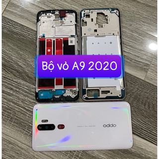 bộ vỏ oppo A9 2020 ,kèm khay sim,phím,kính camera
