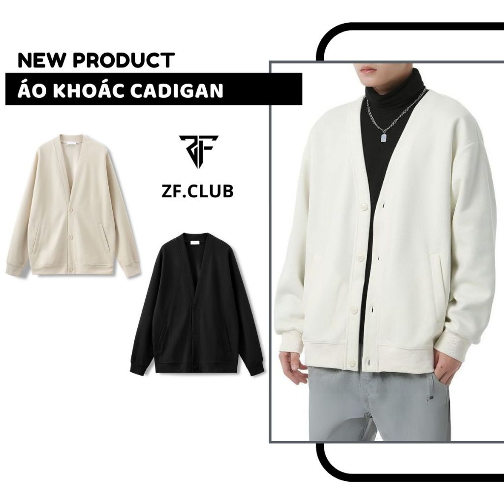 Áo khoác cardigan nam mỏng  ZONEF CLUB  - Dệt kim tổ ong cao cấp CA