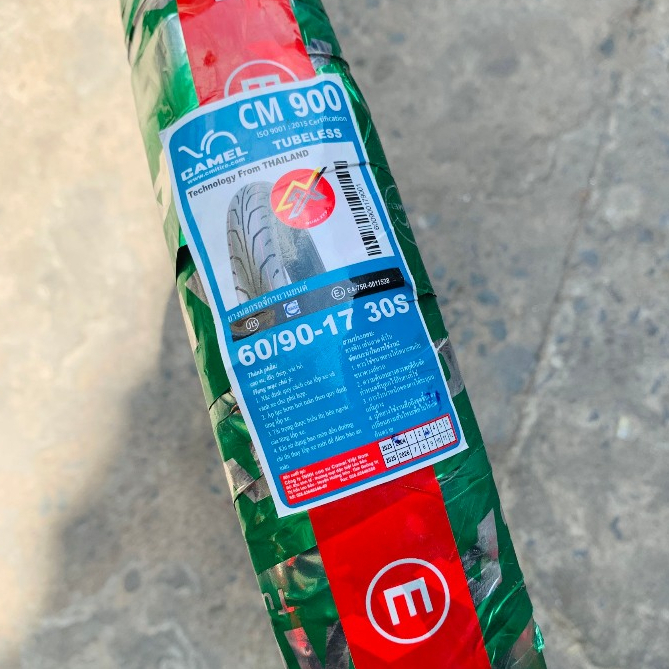 (CM 009 60/90-17) Full vỏ Camel gai Dunlop T900 (CM 009) cho xe Winner, Sonic, Wave, Raider, Satria,