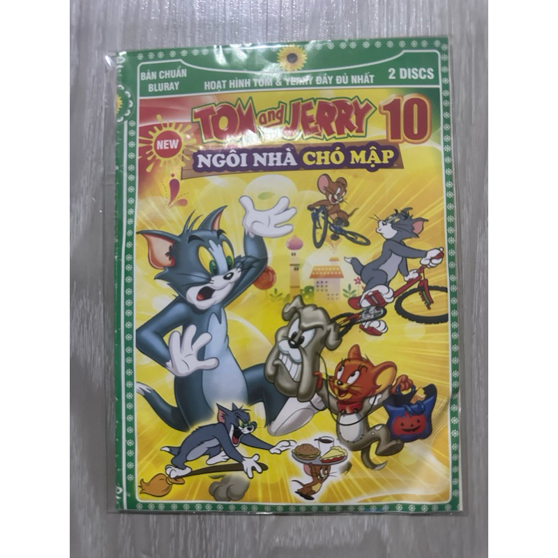 Dvd Phim Hoạt Tom And Jerry Phần 10 Trọn Bộ 2 Dvd